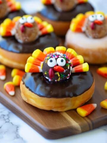 Candy Corn Turkey Donuts Recipe