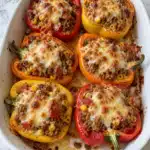 Healthy Stuffed Peppers with Ground Beef Recipe
