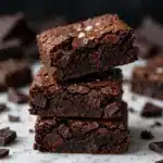 Salted Dark Chocolate Brownies Recipe