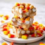 Candy Corn Peanut Mallow Bars Recipe