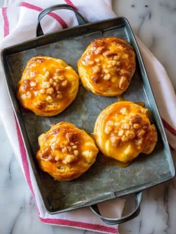 Baked Caramel Apple Fritters Recipe