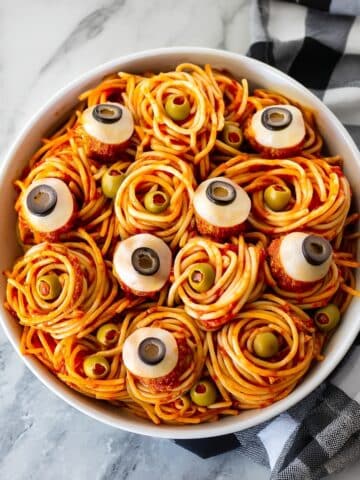 Spaghetti and Eyeballs Recipe