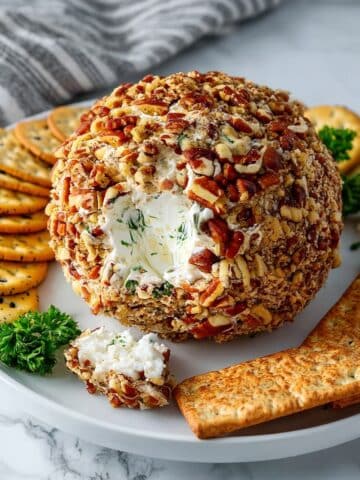 Garlic Herb Cheeseball Recipe