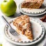Apple Cinnamon Scones with Sweet Powdered Sugar Glaze Recipe