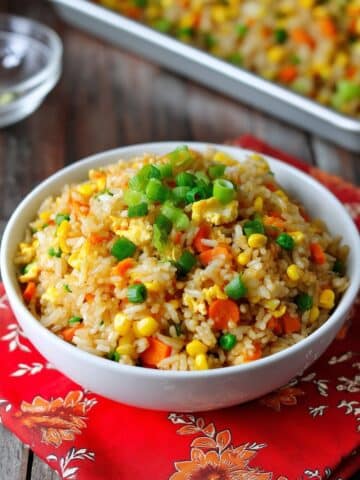 Sheet Pan Fried Rice Recipe