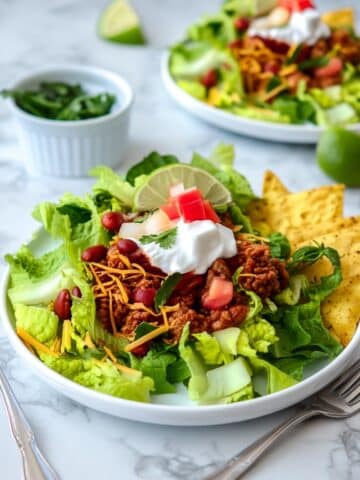 Skinny Taco Salad - Meal Prep Recipe