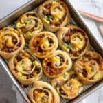 Breakfast Rolls with Sausage, Bacon, and Cheddar Recipe