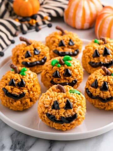 Pumpkin Spice Rice Krispie Treats Recipe