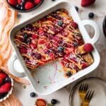 One Pan Baked Oatmeal with Berries and Coconut Recipe