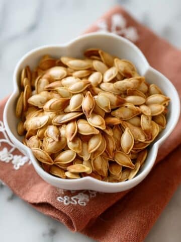 Roasted Pumpkin Seeds: A Crunchy, Salty Snack Made from Carved Pumpkin Leftovers Recipe