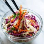 Simple Healthy Lemon Slaw with Toasted Seeds Recipe