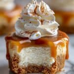 Mini Cheesecakes with Caramel Sauce Recipe
