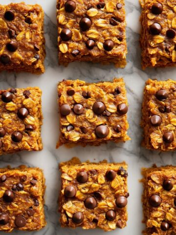 Healthy Pumpkin Oatmeal Bars Recipe