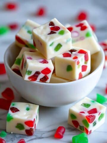 Easy Holiday Gumdrop Nougat Candy Recipe