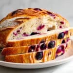 Lemon Blueberry Sourdough Bread Recipe