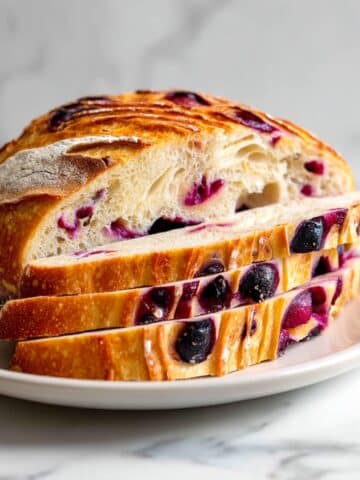 Lemon Blueberry Sourdough Bread Recipe