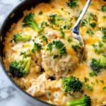 30 Minute One Pot Cheesy Chicken Broccoli Rice Casserole Recipe