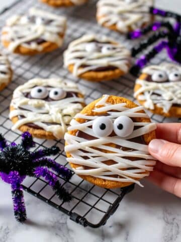 Easy Peanut Butter Mummy Cookies Recipe