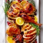 Cranberry Orange Glazed Turkey Recipe