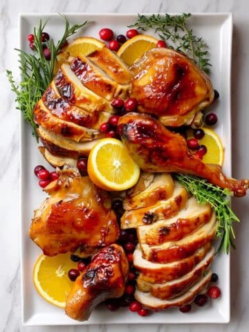 Cranberry Orange Glazed Turkey Recipe