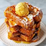 Pumpkin French Toast with Pumpkin Butter and Maple Syrup Recipe