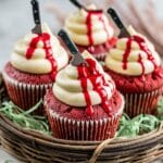 Bloody Red Velvet Cupcakes Recipe