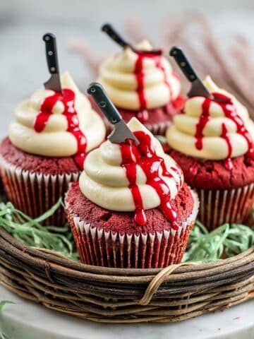 Bloody Red Velvet Cupcakes Recipe