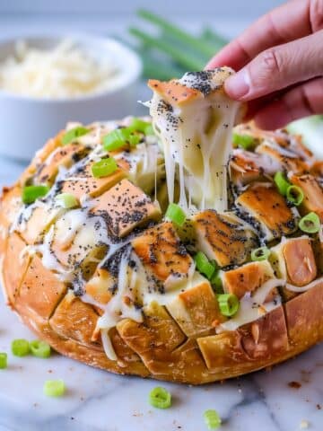 Cheesy Pull Apart Sourdough Bread Recipe