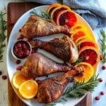 Smoked Turkey Legs with Apple Cider Brine and BBQ Rub Recipe