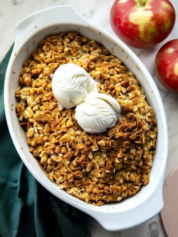 Brown Butter Apple Crisp Recipe
