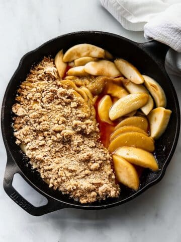 Salted Caramel Apple Crumble Recipe