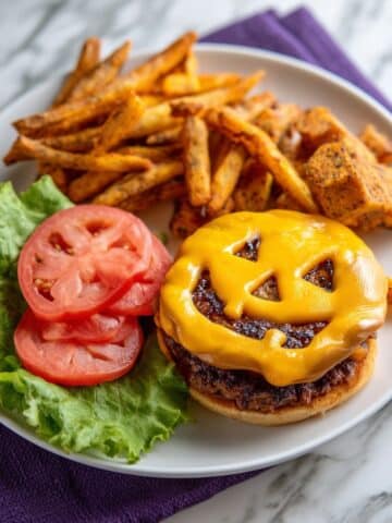 Jack-O'-Lantern Burgers Recipe