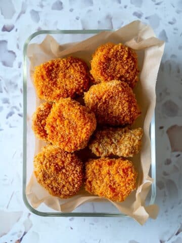 Baked Chicken Nuggets with Sweet and Sour Pineapple Sauce Recipe