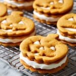 Jack-O'-Lantern Sandwich Cookies Recipe