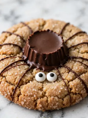 Peanut Butter Spider Cookies Recipe