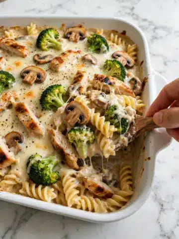 Healthier Broccoli Chicken Casserole Recipe
