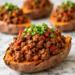 Sloppy Joes Baked Sweet Potatoes Recipe