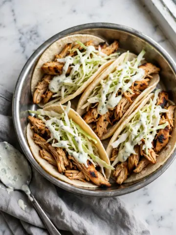Instant Pot Hawaiian Chicken Tacos with Jalapeño Ranch Slaw Recipe 8 Instant Pot Hawaiian Chicken Tacos with Jalapeño Ranch Slaw Recipe