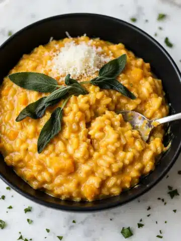 Baked Creamy Pumpkin Risotto Recipe 1 Baked Creamy Pumpkin Risotto Recipe
